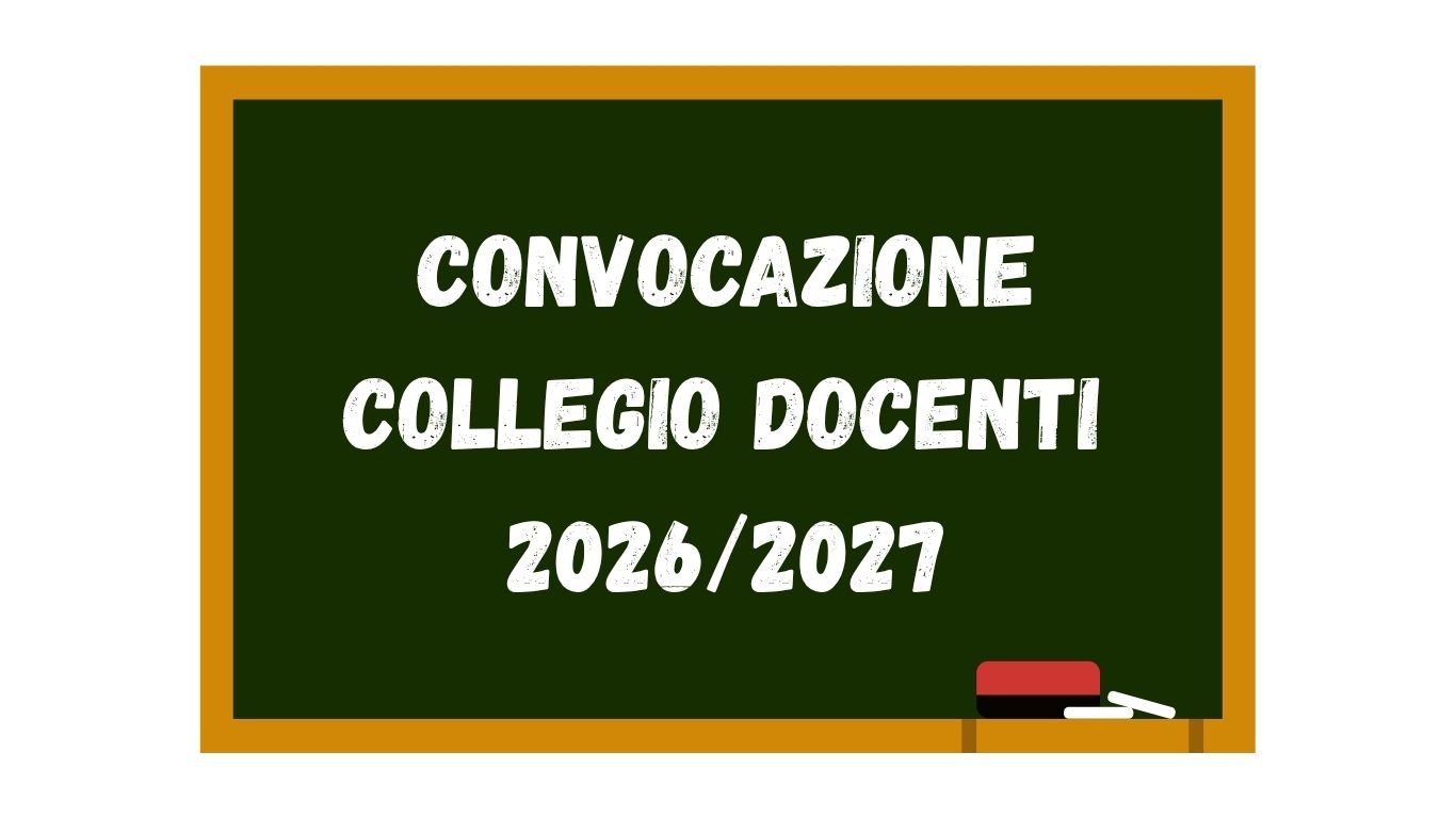CONVOCAZIONE COLLEGIO DOCENTI 2026/2027